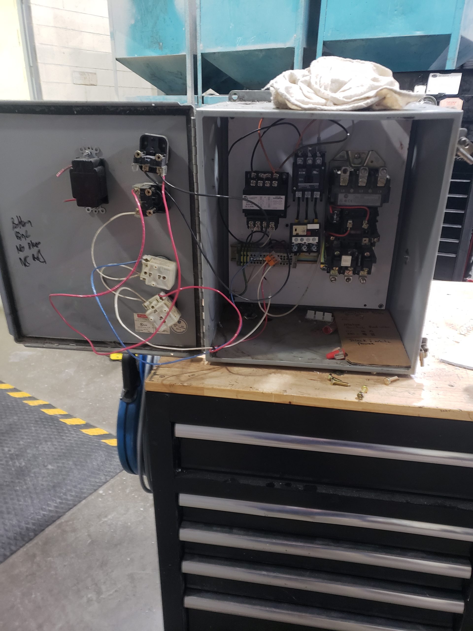 Existing industrial control before modernization